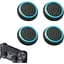 Накладки на стіки Thumb Grips 4-pack для PS4/PS5/Xbox Black Blue [122998] - мініатюра 5