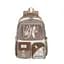 Стильний рюкзак Коричневий з прозорими відсіками Stylish Backpack Brown 45x36 - мініатюра 1