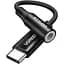 Перехідник USB Type-C для 3.5 mm Ugreen AV161 з DAC chip аудіоадаптер для навушників Black (50631) - мініатюра 1