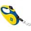 Повідець-рулетка для собак Waudog R-leash, малюнок "Colors of freedom", S, до 15 кг, 5 м, світловідбивна стрічка - мініатюра 5
