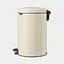 Бак для сміття Brabantia NewIcon, з педаллю, 20 л, бежевий (149948) - мініатюра 2