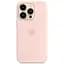 Силиконовый чехол CasePro Silicone Case with MagSafe Pink для iPhone 15 Pro - миниатюра 1