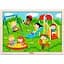 Дерев'яний пазл Viga Toys Парк розваг 16 елементів (51454) - мініатюра 1
