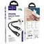 Дата кабель Hoco U95 Freeway 4in1 USB/Type-C to Type-C/Lightning 60W (1.2m) Black - мініатюра 6