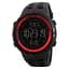 Наручний годинник чоловічий Skmei 1251 Black Red, 1251RD (12293) - мініатюра 1