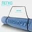 Килимок для йоги та фітнесу EasyFit TPE+TC 6 мм двошаровий блакитний-синій - мініатюра 6