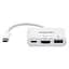 Док-станція USB3.1 Type-C - HDMI/USB 3.0/PD 60W 4-in-1 White Manhattan (152945) - мініатюра 2
