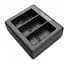 Зарядний пристрій TELESIN GoPro HERO 9/10/11/12 Charger 3х8000 мА (GP-BCG-902) Black [64193] - мініатюра 3