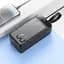Портативная батарея Powerbank Hoco J123C Element 22.5W+PD20W with digital display 60000mAh Black - миниатюра 8