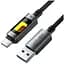 Дата кабель USB 2.0 AM to USB-C 1.2m 60W black Acefast (6974316284673) - мініатюра 1