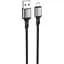 Кабель Borofone BX83 Micro Famous silicone charging data cable чорний - мініатюра 1