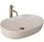 Умивальник Rea Cleo 60,5x41 beige matt (REA-U9655), Матова - мініатюра 1