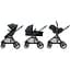 Коляска-трансформер Maxi-Cosi Zelia 3 Duo Essential Black, 3 в 1, з автокріслом CabrioFix i-Size, чорна (1930672110) - мініатюра 12