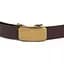 Кожаный ремень Vintage мужской 115х3,4 см acs0014913 - миниатюра 4