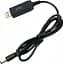 Кабель-перехідник UFT USB 5V-12V для живлення WiFi роутера від павербанка DC 5.5x2.1 - мініатюра 1