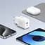 Мережевий зарядний пристрій Baseus Cube Baseus Cube 30W USB-A + USB-C Moon White (P10111404213-00) [132864] - мініатюра 9
