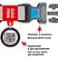 Нашийник для собак Waudog Waterproof, коллартекс, водостійкий, світиться, з QR паспортом, пластикова пряжка-фастекс, 31-49х2,5 см, ментоловий - мініатюра 5