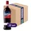 Упаковка вермута Cinzano Rosso красный сладкий 15% 12 л (1 л х 12 шт.) - миниатюра 1