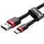 Кабель Baseus Cafule USB to Type-C 0.5m Red/Black (CATKLF-D91) - мініатюра 2