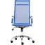 Офисное кресло GT Racer X-2816B Mesh, синее (X-2816B Mesh Blue) - миниатюра 2