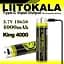 Акумулятор 18650 LiitoKala 4000mAh li-ion зарядка Type-C (USB-King4000) - мініатюра 4