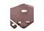 Настільна гра Планета Ігор Лоток для кубиків D20 (бургунді) (Dice tray D20 burgundy) (pi-dt009) - мініатюра 2