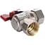 Кран кульовий кутовий з накидною гайкою Solomon 3/4″ ВВ PN40 160401 - мініатюра 3