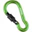 Брелок-карабін Munkees 3249 Pear with Screw Lock 8х80 мм Grass Green (1012-3249-GG) - мініатюра 1