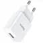 Мережевий зарядний пристрій 1 USB Hoco N9 2.1 A White - мініатюра 4