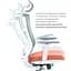 Офисное кресло OfficePro Balance OC550-W-DG-OR White/Dark Gray/Orange [148647] - миниатюра 8