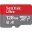 Карта пам'яті SanDisk microSDXC Ultra 128GB UHS-I A1 V10 + SD Adapter (SDSQUAB-128G-GN6MA) [163945] - мініатюра 3