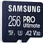 Карта пам'яті Samsung microSDXC 256GB Class 10 UHS-I U3 V30 A2 PRO Ultimate + SD Adapter [MB-MY256SA] [112857] - мініатюра 14