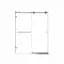Двері в нішу Koer SR SD06-140x220-TR-01 прозоре скло Easy Clean 8 мм, хром KR5368, універсальні, прозорий, хром - мініатюра 8