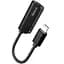 Переходник адаптер Baseus L32 Lightning-3.5мм 1.5A Female CALL32-01 Black - миниатюра 2