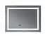 Дзеркало Mixxus Warm MR02-80x60 (годинник, LED-підсвічування, антизапотівання) (MI6004) - мініатюра 2