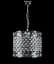 Стельова люстра E27 Splendid Ray L391/1L (22) CR, 40W, білий, хром, сучасний стиль - мініатюра 2