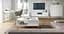 Комод высокий Perfect Home Новая/Nova 2-дверный с золотыми ножками K104 Белый (PFH-091233) - миниатюра 7