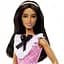 Кукла Barbie Модница в розовом платье с жабо, 30 см (HJT06) - миниатюра 3