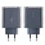 Зарядний пристрій Acefast A45 USB/2 Type-C QC PD PD65W GaN сіре - мініатюра 3
