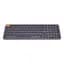 Клавиатура Baseus K01B Wireless Tri-Mode Keyboard - 3 режима 2.4 + BT1 + BT2 серая - миниатюра 2