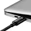 Кабель Baseus Tungsten Gold Fast Charging Data USB-C to USB-C 240W 2m Black (CAWJ040101) [90239] - мініатюра 3