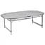 Складной стол Bo-Camp Premium Oval 150x80 cm Grey (1404405), Серый - миниатюра 3