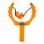 Дитяча рогатка XG88-23Orange 3 м'які кульки, в сітці - мініатюра 2