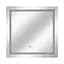 Дзеркало Qtap Mideya 800x800 з LED-підсвічуванням Touch, з антизапотіванням, з годинником, диммером яскравості QT2078NCF8080W - мініатюра 3