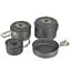 Набір посуду Bo-Camp Explorer 4 Pieces Hard Anodized Grey/Green (2200244), Сірий - мініатюра 1