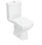 Унитаз-компакт с крышкой Geberit Selnova Square 503.086.00.1, Белый - миниатюра 1