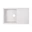 Кухонна мийка Lidz 790x495/230 WHI-01 (LIDZWHI01790495230), Білий - мініатюра 1