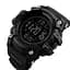 Наручний годинник чоловічий 1384 Black Skmei acs0030784 - мініатюра 2