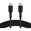 Кабель Belkin Boost Up Charge Braided USB-C to USB-C 1m Black (CAB004BT1MBK) [158880] - миниатюра 1