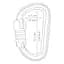 Карабін Petzl BM'D Triact-Lock Black Black (1052-M032AA01) - мініатюра 2